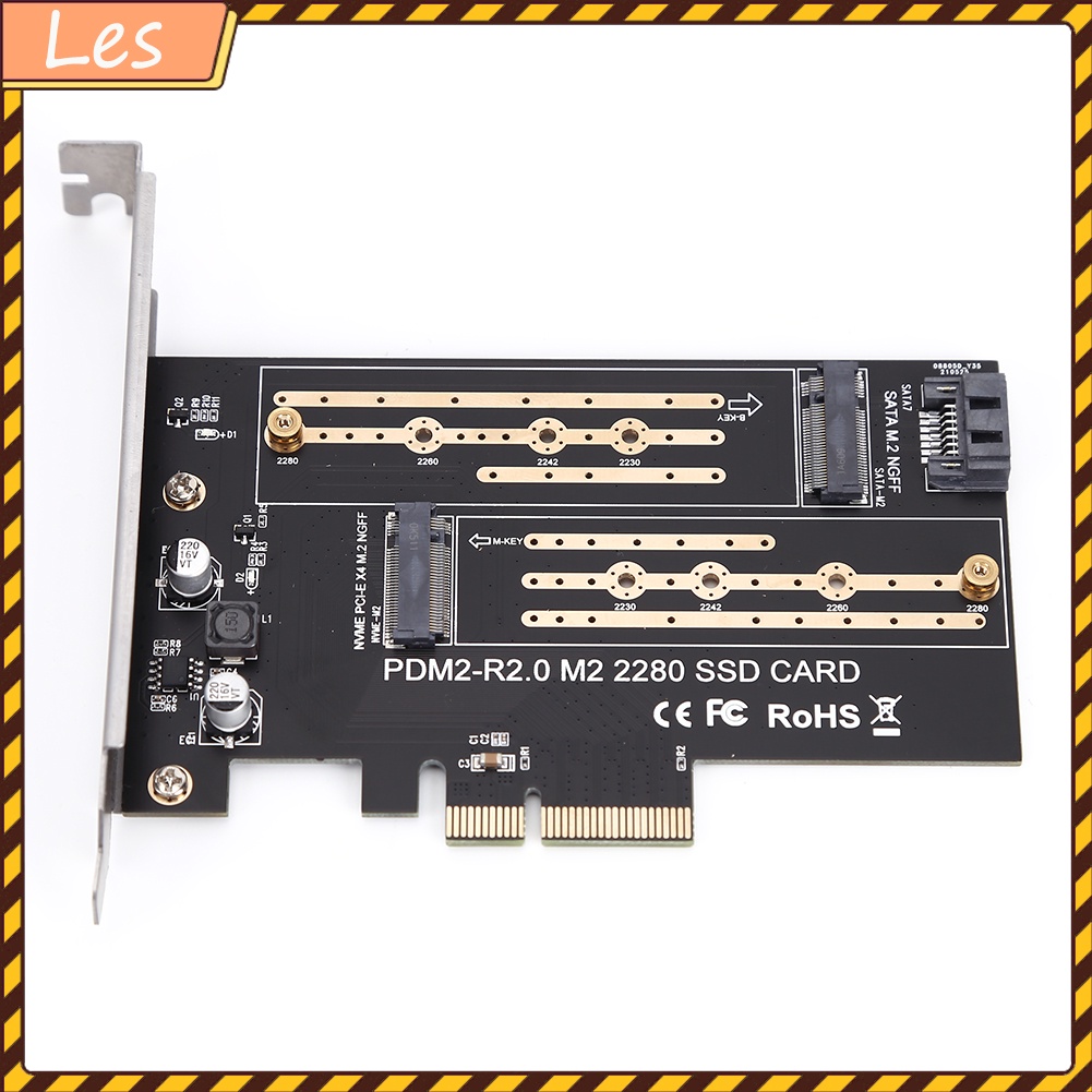 Thẻ chuyển đổi M.2 NVME sang PCIE M+B Key SSD sang PCI-E 3.0 X4 SATA | BigBuy360 - bigbuy360.vn