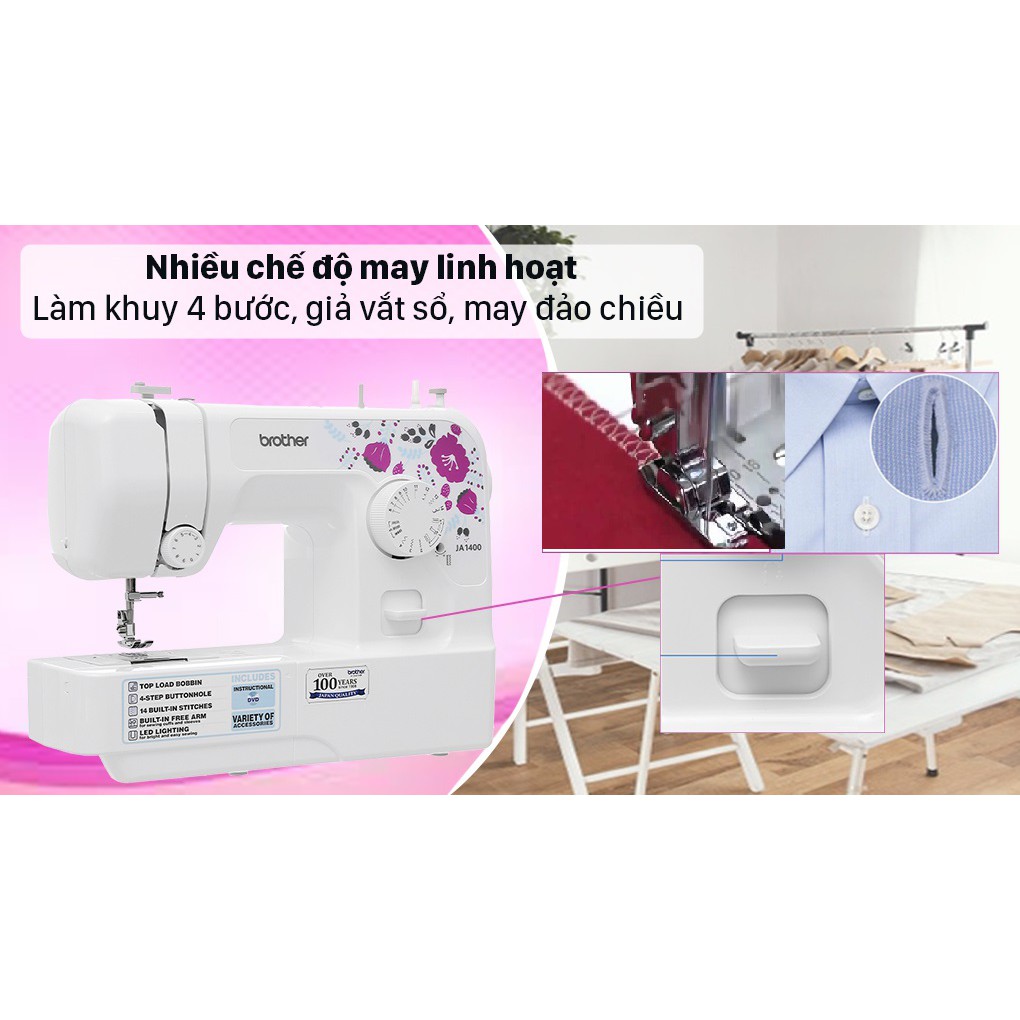Máy may gia đình Brother JA1400