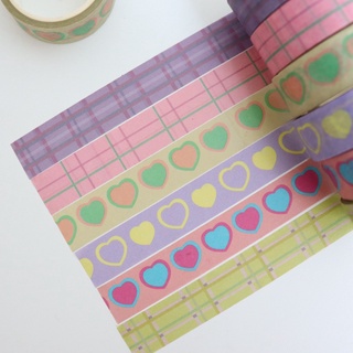 GaLiCiCi trang trí DIY Tape / Hình trái tim Sticker