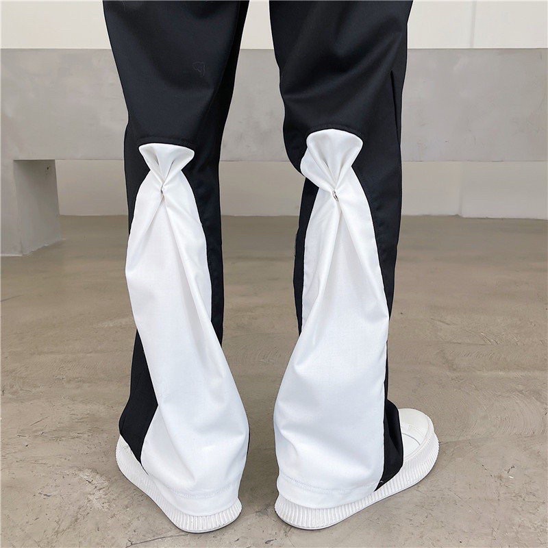 Quần vải xếp nếp cúc bấm sau // M4 Outfit
