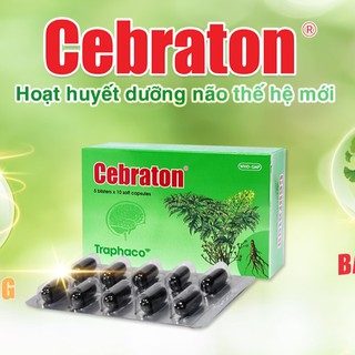 Hoạt huyết Cebraton Traphaco hộp 50 viên nang mềm