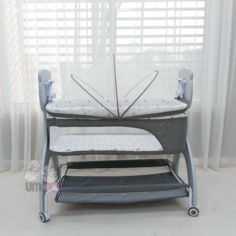 Nôi cũi Umoo gấu UM-08111, hàng chính hãng