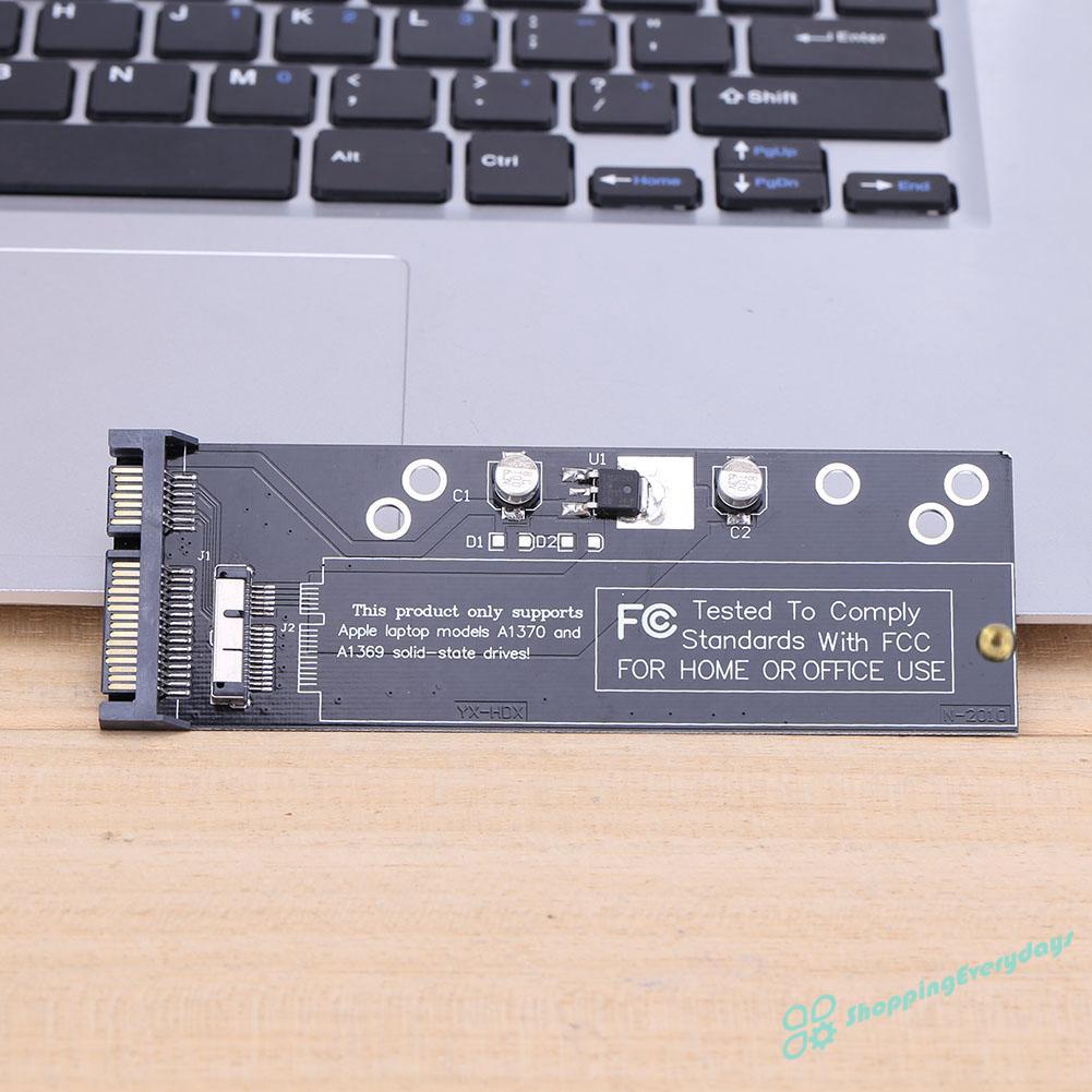 Thẻ Chuyển Đổi Ssd Sang Sata Cho 2010 2011 Apple Macbook Air A1370 A1369