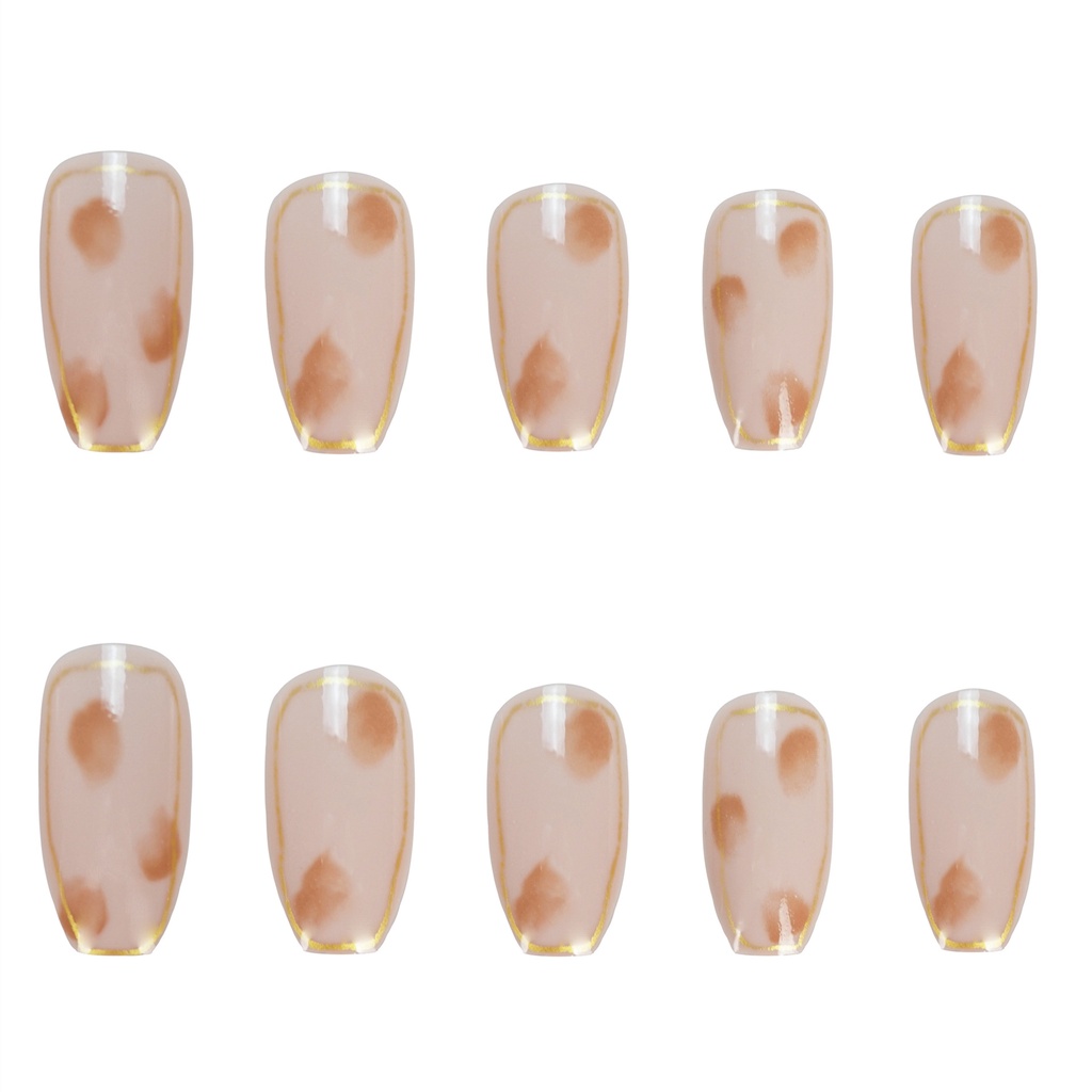 Móng tay giả dáng dài, false nail PD316 kèm keo dán, ngón thon dài