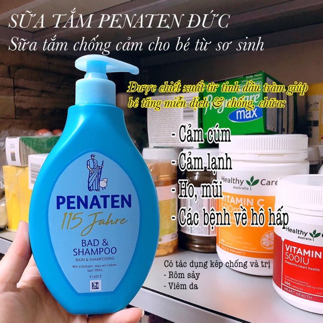 Sữa tắm penaten Đức
