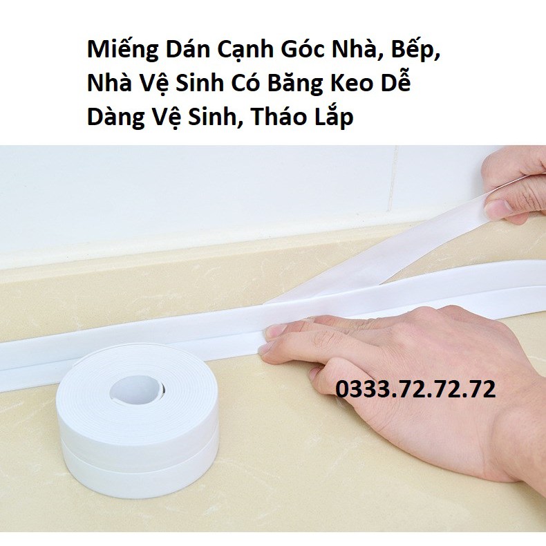  Băng Keo Đa Năng Chống Thấm Nước, chống ẩm PVC Dán Nhà bếp Nhà Vệ Sinh