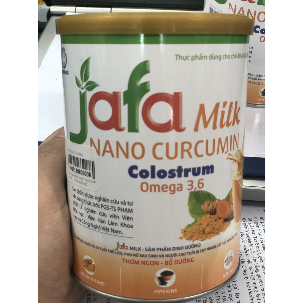 Sữa JaFa Milk Nano Curcumin Colostrum Omega 3,6 - Đẹp da, tốt cho phụ nữ sau sinh, người dạ dày | BigBuy360 - bigbuy360.vn