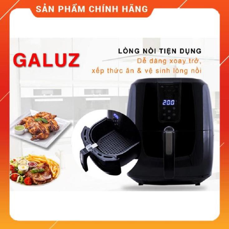 [FreeShip] Nồi chiên không dầu điện tử Galuz 5.2l GLA-616, Hàng chính hãng - Bảo hành 12 tháng