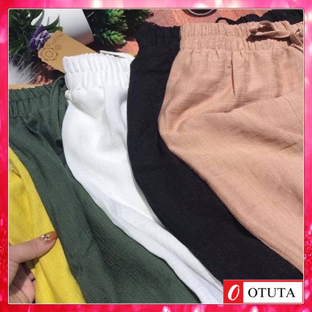 Quần ống rộng đũi lụa mềm - OTUTA | BigBuy360 - bigbuy360.vn