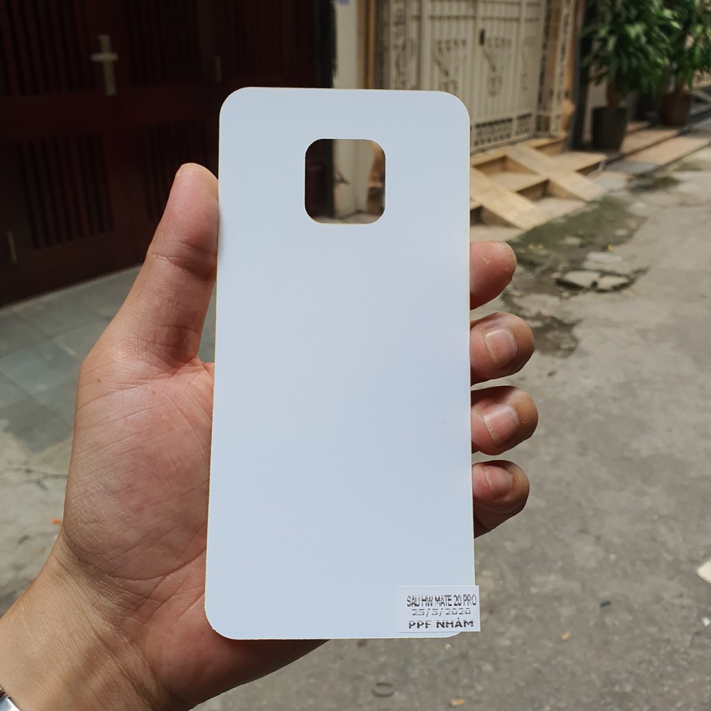 Miếng dan dẻo mặt lưng PPF Huawei Mate 20 Pro - PPF Nhám