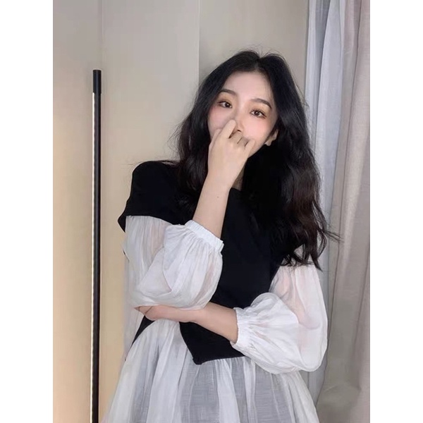 ÁO BABYDOLL PHỐI THUN XINH FOM XOÈ ĐẸP BH12
