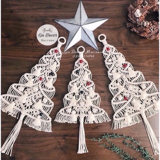 Cây Thông Macrame Trang Trí Noel