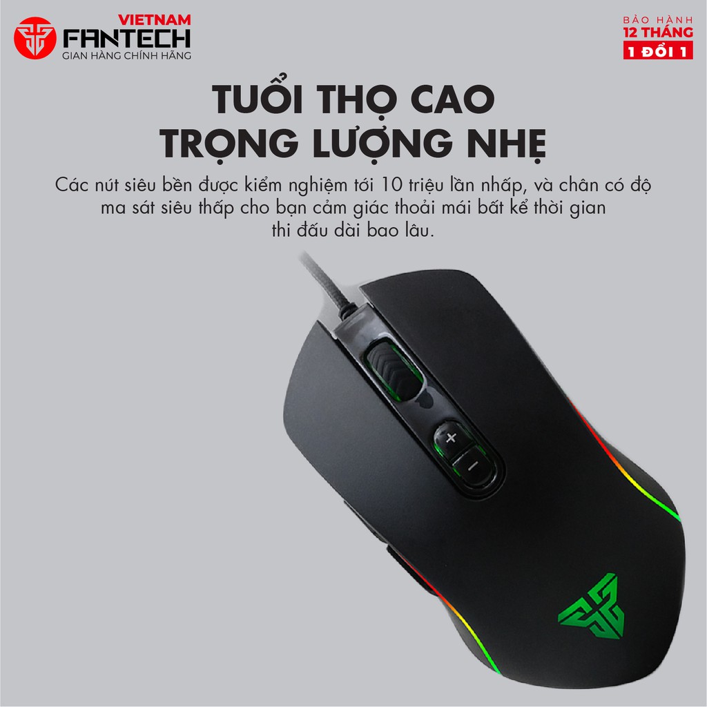 Combo Gaming FANTECH Tiêu Chuẩn Chuột X9 THOR + Lót Chuột MP25/MP292 - Hãng Phân Phối Chính Thức