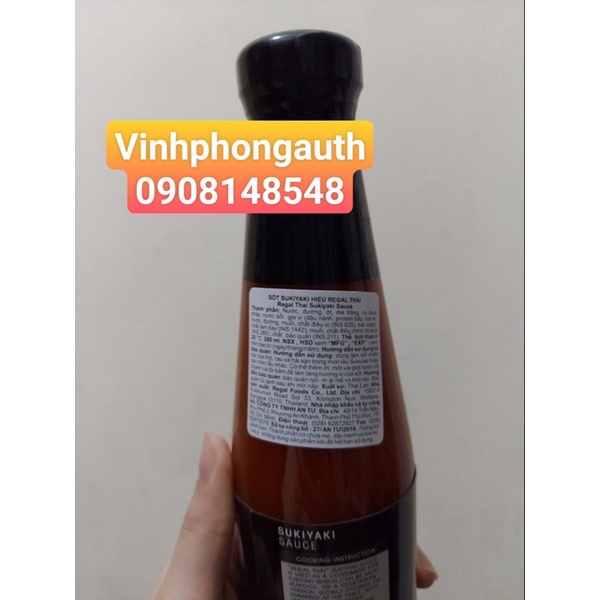 Sốt Sukiyaki Regal Thai