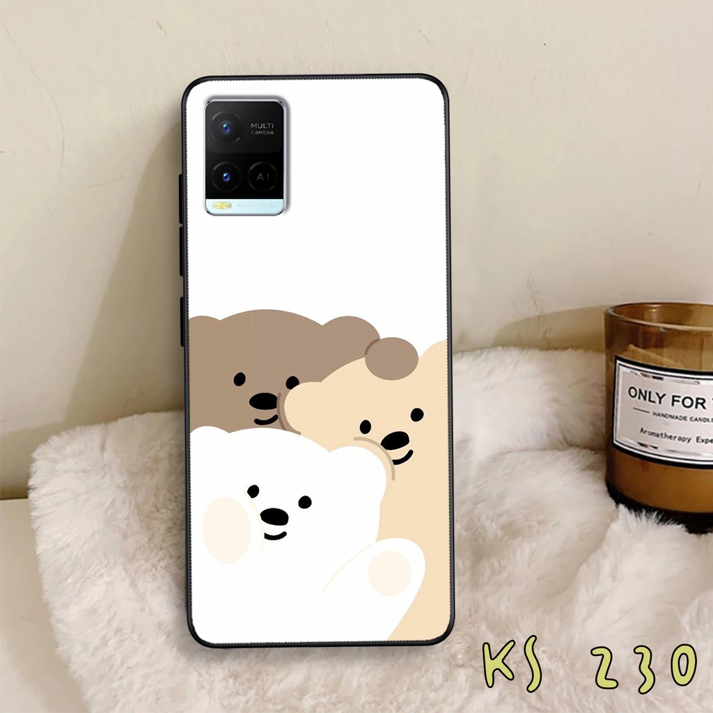 Ốp lưng Vivo Y21 - Vivo Y21s - Vivo Y33s - Ốp in hình gấu bear ngộ nghĩnh