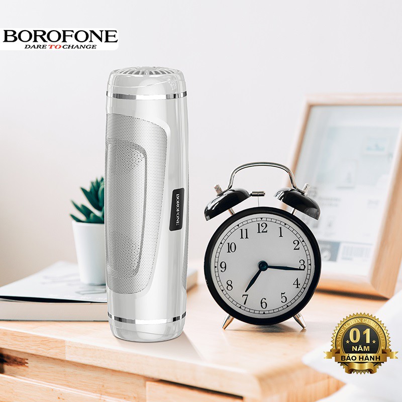 Loa Bluetooth Borofone BR7 có đèn Pin, Bass mạnh mẽ, to rõ, hỗ trợ di động không dây