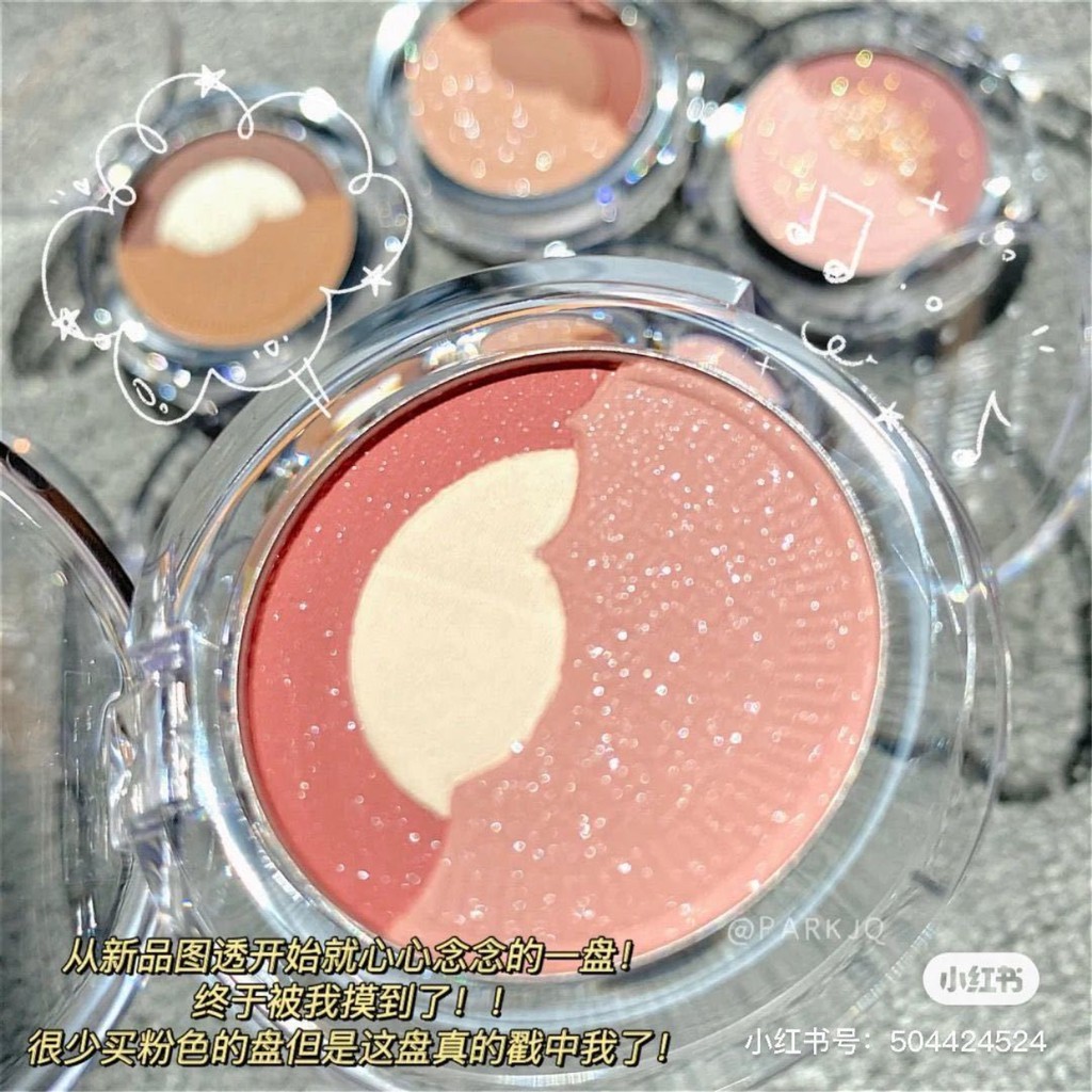 12.12⚡Bảng Phấn Mắt Ba Màu Chất Lì Lấp Lánh Chuyên Dụng Cho Trang Điểm VONGEE | BigBuy360 - bigbuy360.vn