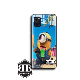 Ốp lưng kính cường lực SAMSUNG A31 / A51 / A71 hình minion
