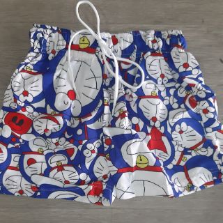 Quần short  đôremon kate lụa siêu mát nam ( 40-85kg)
