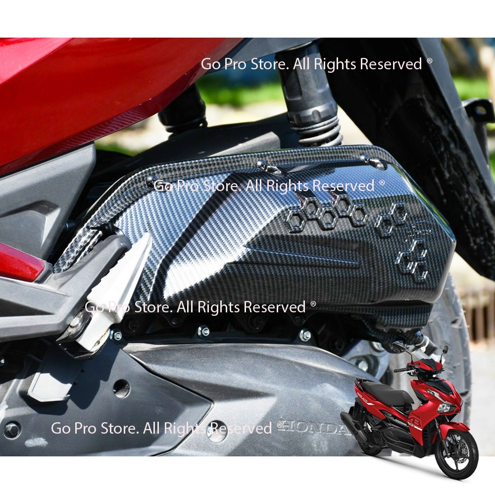 Ốp Bầu Lọc Gió (Pô E) AIR BLADE 2023 Nhựa Xi