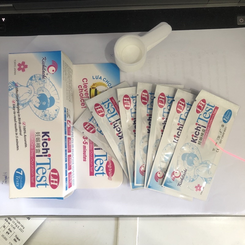 Que thử trứng Kichi Test