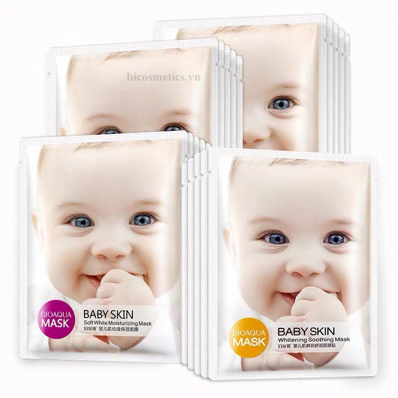 Mặt Nạ 💝 Mặt Nạ Dưỡng Da Baby Skin Bioaqua Cao Cấp LẺ MIẾNG Nội Địa Trung CHÍNH HÃNG 💝 [Mat Na] | BigBuy360 - bigbuy360.vn