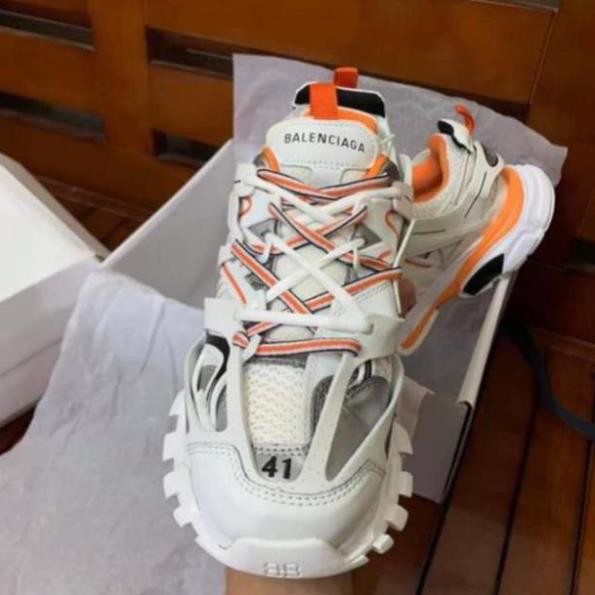 . [ Real] Giày Balenciaga Track 3.0 Orange Xịn Xò new new new . 2020 : Ad821 ❕ ↺ * -v12 < : '