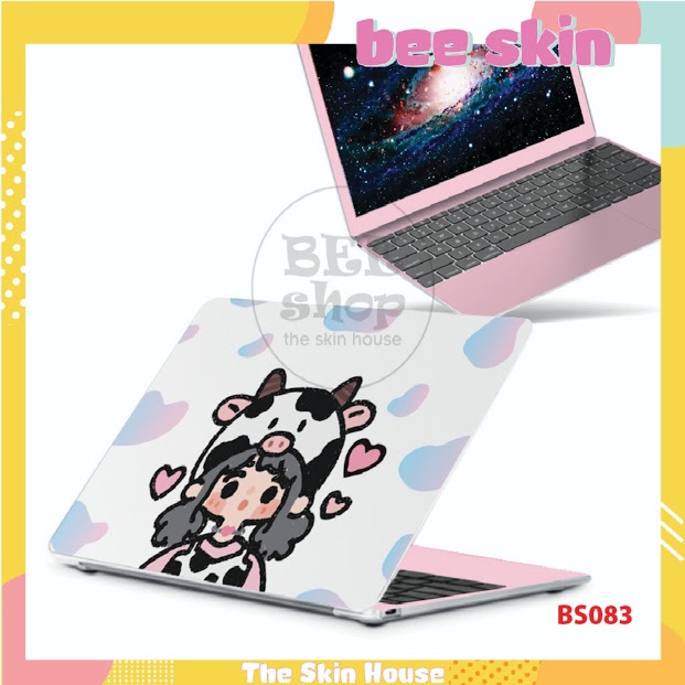 Miếng dán laptop BEE SKIN mẫu Cute Girl 3 cho Macbook/HP/ Acer/ Dell /ASUS | WebRaoVat - webraovat.net.vn