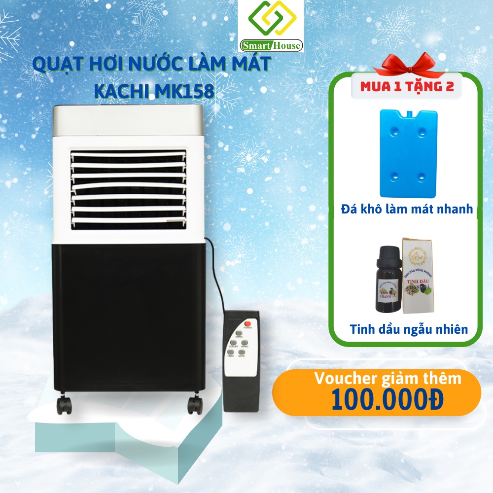 Quạt Điều Hòa Làm Mát Không Khí Kachi MK202 Công Suất 75W Tiết Kiệm Điện Năng