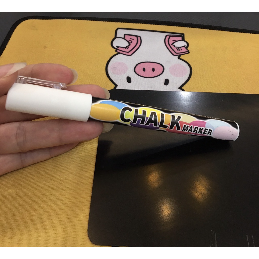 Bộ kẹp nhựa và bảng ghi giá sản phẩm bằng nhựa pvc đen, bút viết bảng trắng chuyên dùng để ghi giá, ghi CTKM tại ST