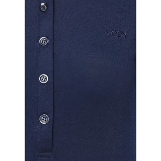 Đầm nữ dài cổ bẻ dáng ôm YODY VAN0925 (Đen, Tàn, Tím Than,Xanh)