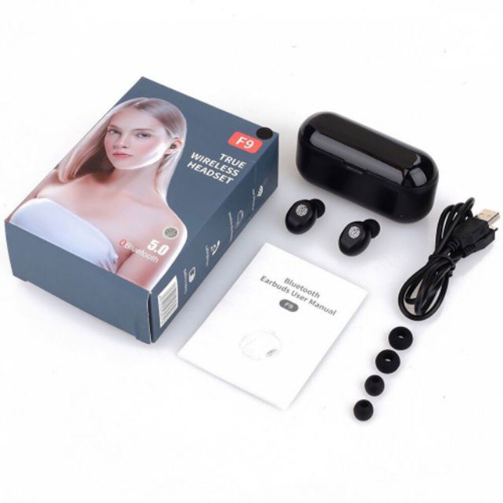 Tai nghe Không dây Amoi F9 - Bluetooth 5.0 - Pin 280 giờ - Chống nước IPX7