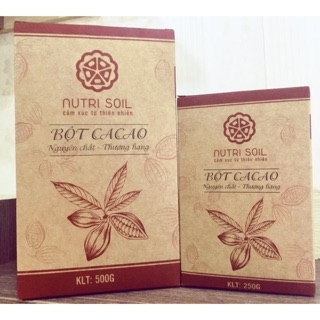 Cacao nguyên chất thượng hạng Nutri Soil 500g