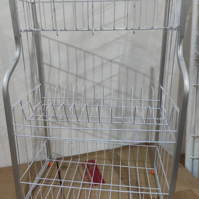 Giá Nhôm 3 Tầng Đựng Đĩa Tiện Dụng Cao Cấp | BigBuy360 - bigbuy360.vn