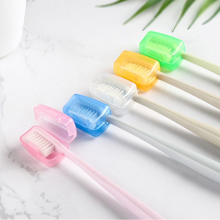 [Hàng mới về] Set 5 đầu bọc bàn chải đánh răng chống bụi thoáng khí