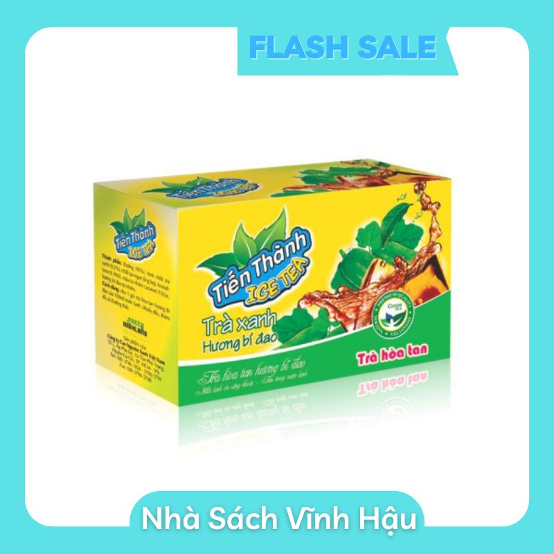 Hộp 24 gói trà hoa tan Tiến Thành các hương vị
