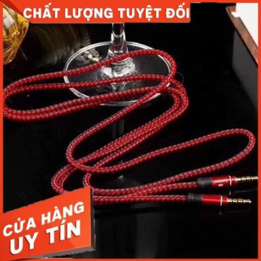 Dây cáp âm thanh AUX-04 Earldom Jack Kết Nối Chân 3.5 Lấy Âm Thanh Video Audio Lấy Nhạc Ra Loa Oto