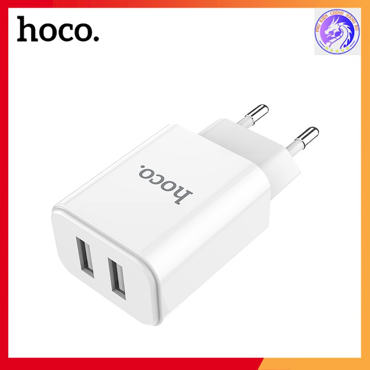 Cốc sạc nhanh chính hãng hoco c62a 2 cổng usb