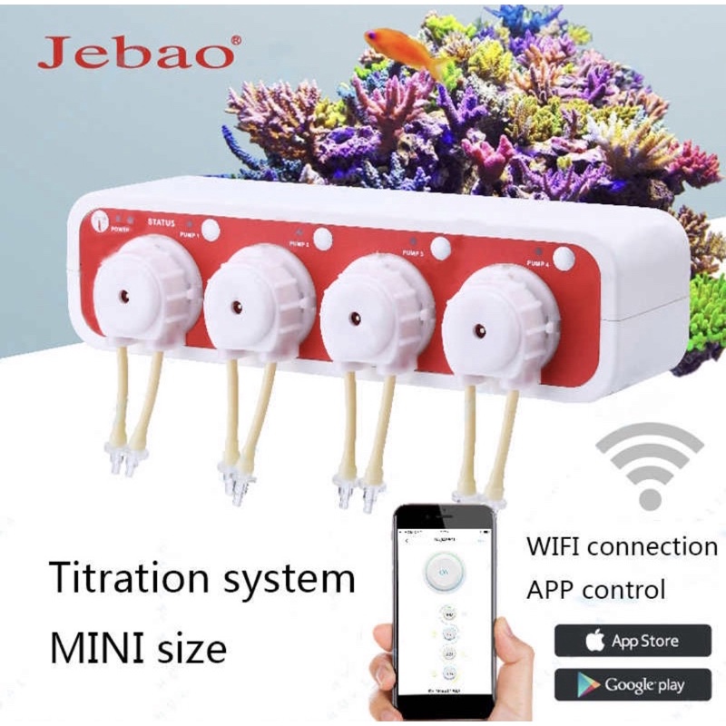 Máy bơm vi lượng Jebao Doser 3.4 wifi cho bể san hô