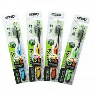 Combo 4 bàn chải đánh răng than tre hoạt tính Bosi