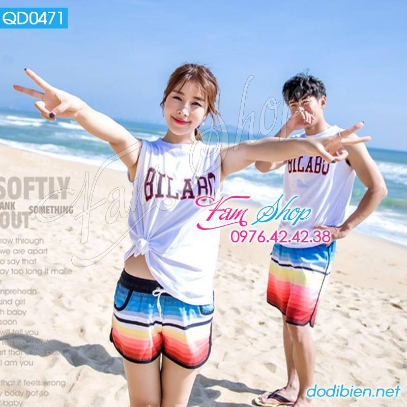 Áo đôi đi biển