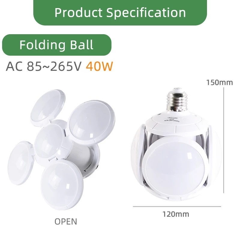 Bóng Đèn Led Hình Quả Bóng 40w 85-265v