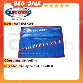 BỘ CỜ LÊ VÒNG MIỆNG 14 CHI TIẾT LICOTA AWT-ERSK05