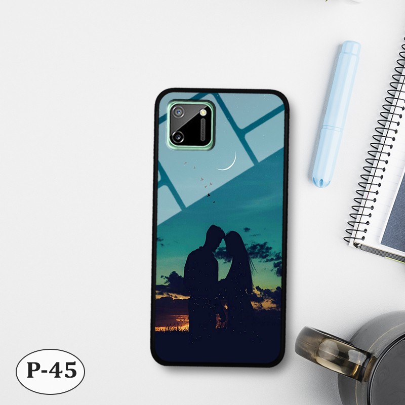 Ốp lưng kính Realme C11- hình 3D
