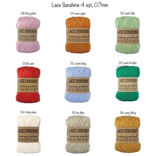 Lace Sunshine 4 sợi, 0.7mm