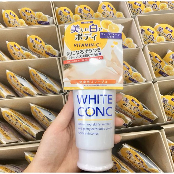 Tẩy tế bào chết toàn thân White Conc Nhật Bản 180ml