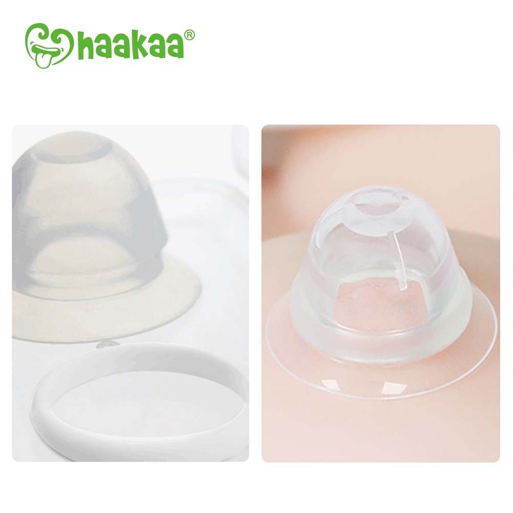  Dụng cụ kéo, hút núm ti Silicone Haakaa cho mẹ đầu ti bị thụt [Cao cấp]