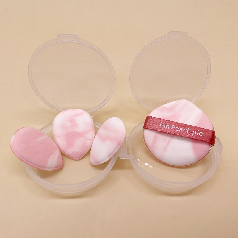 Set 4 Mút Trang Điểm Hai Màu Sắc Dành Cho Ngón Tay Ướt Và Khô