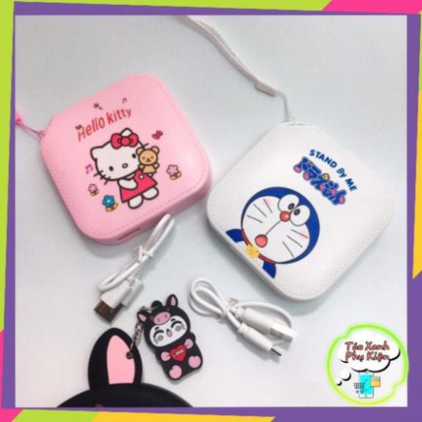 Sạc Dự Phòng Cute - Doremon - Hello Kitty