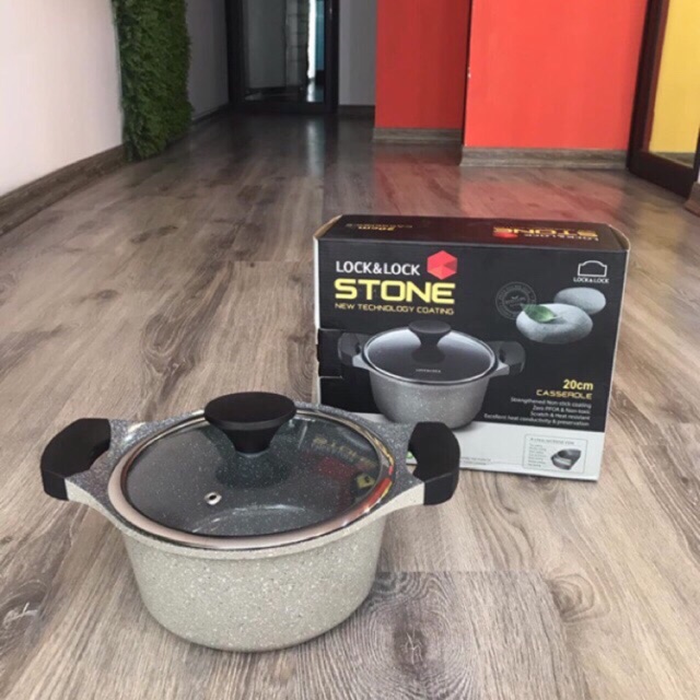 Nồi đá stone Lock&lock 20cm đáy từ